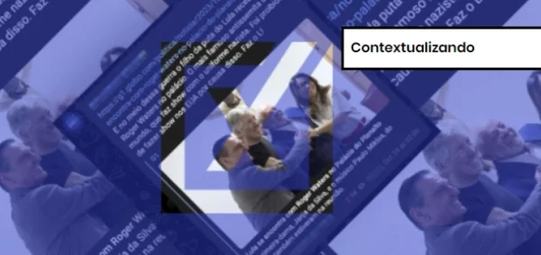 Captura de tela de post que fala sobre encontro entre Lula e Roger Waters e acusa o cantor de antissemitismo