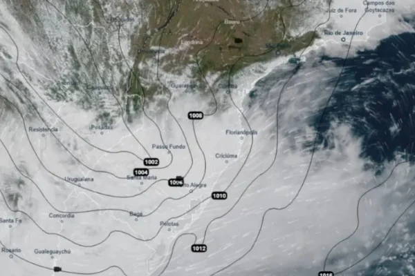 Imagem colorida, Saiba o que é ciclone extratropical que deixa SC em alerta vemelho - Metrópoles
