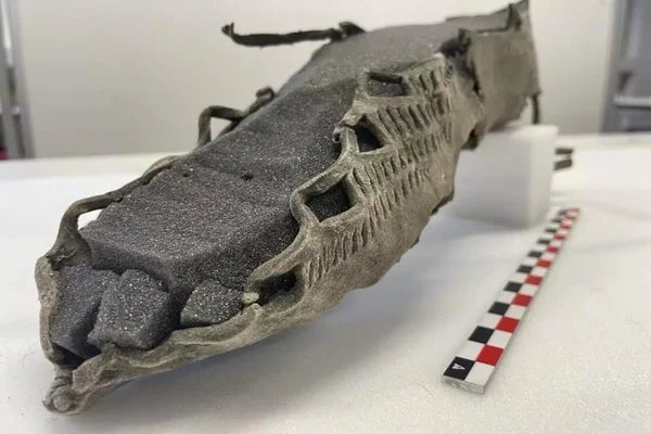 Gelo derrete e revela sandália de 1.700 anos na Noruega