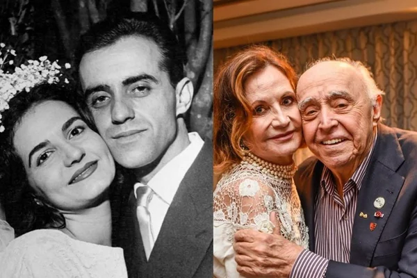 Rosamaria Murtinho e Mauro Mendonça recriam foto de 60 anos atrás