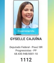 Gyselle Soares, vice-campeã do BBB 8, é candidata a deputada federal pelo PI