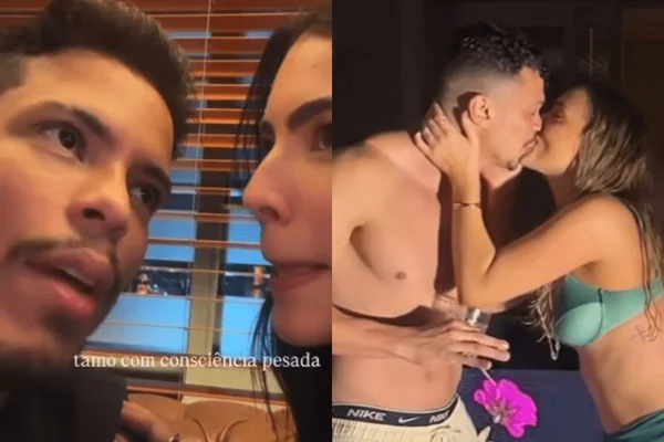 Felipe Amorim e Duda Kropf se pronunciam após flagra de beijo de Tata e Cocielo