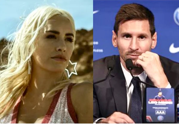 Com medo da esposa, Messi bloqueia Lali Espósito no Instagram