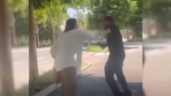 imagem colorida entregador agredido servidora tjgo