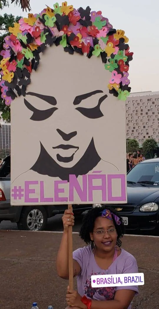 Mais um cartaz da manifestação em Brasília Mais um cartaz da manifestação em Brasília