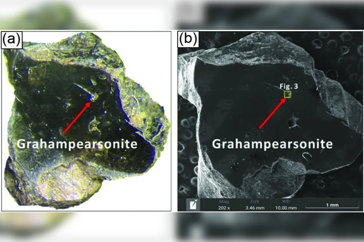 UnB Encontra Mineral Inédito em Juína: Grahampearsonita