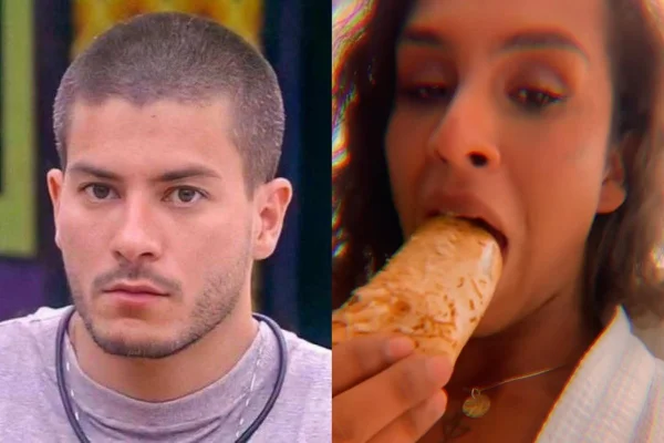 BBB22: após provocação de Lina cuspindo pão, equipe de Arthur responde