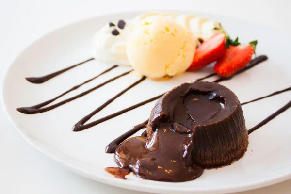 Petit gâteau de chocolate