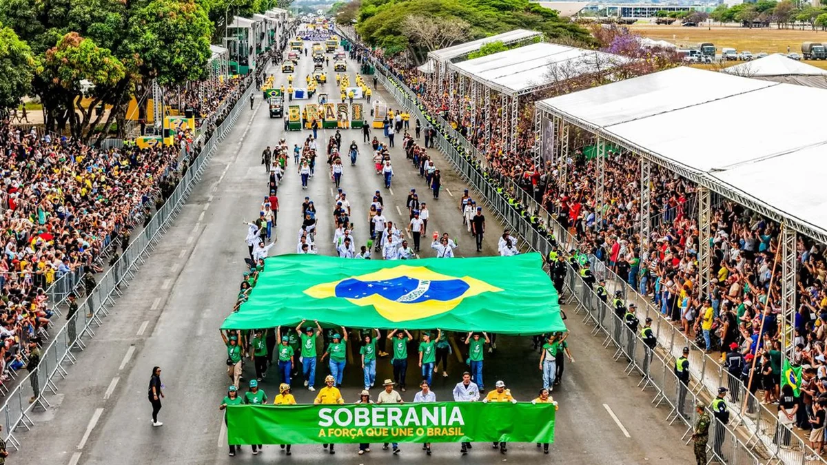 Desfile cívico do 7 de Setembro na Esplanada dos Ministérios Desfile cívico do 7 de Setembro na Esplanada dos Ministérios
