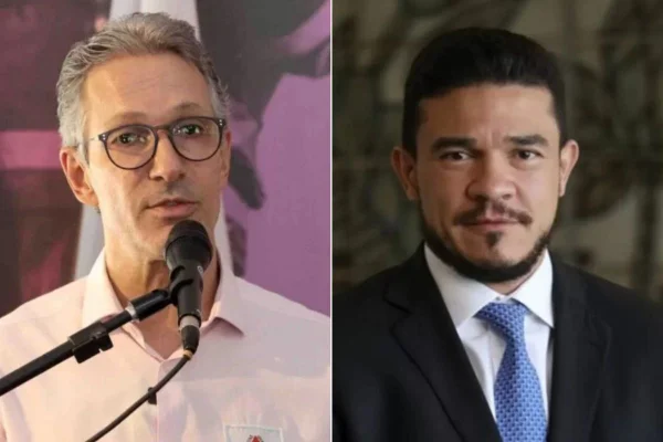 O governador de Minas Gerais, Romeu Zema, e o advogado Bruno Ornelas