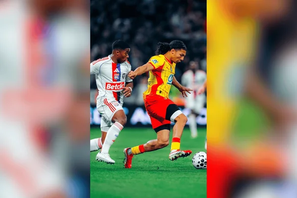 Endrick atuando pelo Lyon na Copa da França