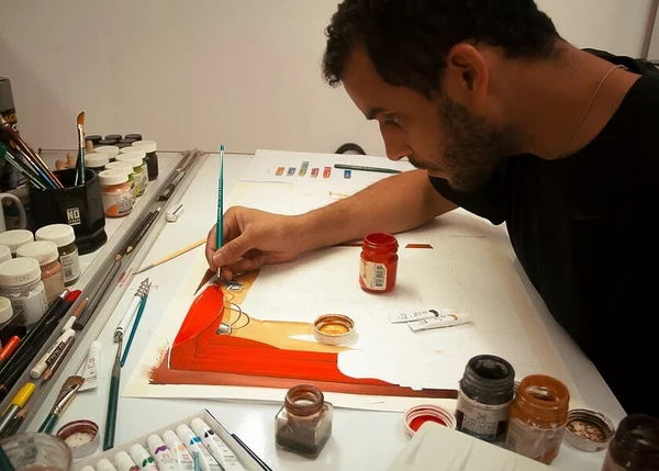 Em animação, o ilustrador Romont Willy reforça a cultura brasileira