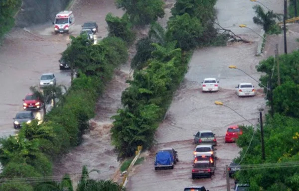 imagem colorida marginal botafogo alagada goiania