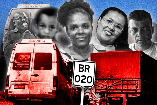 Saiba quem são os cinco mortos em batida entre van e caminhão no DF