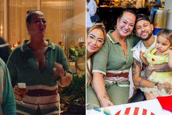 Nadine Gonçalves com os filhos e a neta