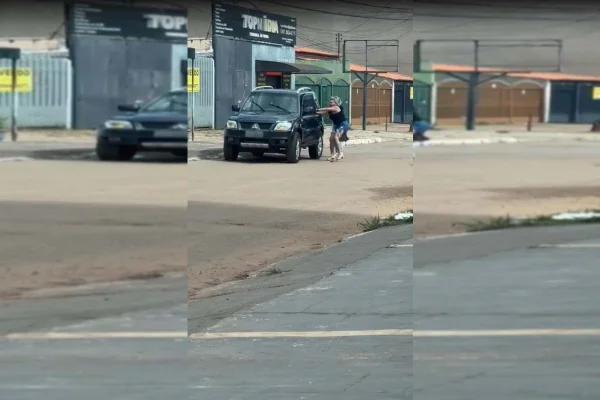 Vídeo. Veja momento em que vítimas tentam evitar roubo de carro no DF