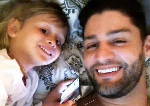 Munhoz Frango e filha Íris