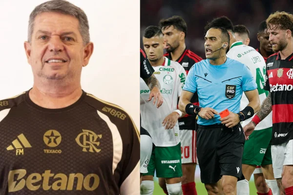 Massagista do Flamengo ameaçou árbitro de jogo contra o Palmeiras