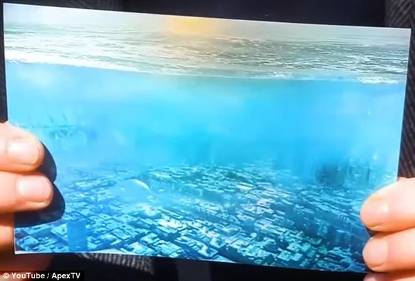 “Viajante do futuro” mostra foto de cidade submersa no ano 5000 - destaque galeria “Viajante do futuro” mostra foto de cidade submersa no ano 5000 - destaque galeria