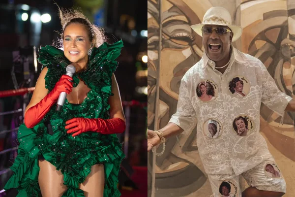 Montagem de imagens mostra Daniela Mercury, à esquerda, e Marcio Victor, do Psirico, à direita - Metrópoles
