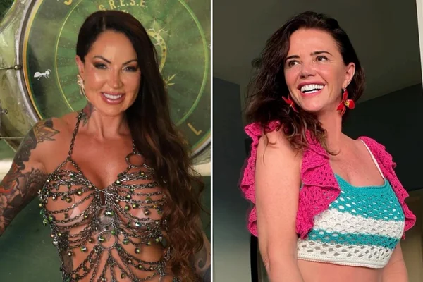 Elisa Sanches e Luma de Oliveira
