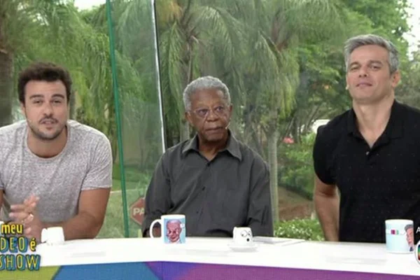 Milton Gonçalves causa climão e ameaça abandonar “Vídeo Show” ao vivo