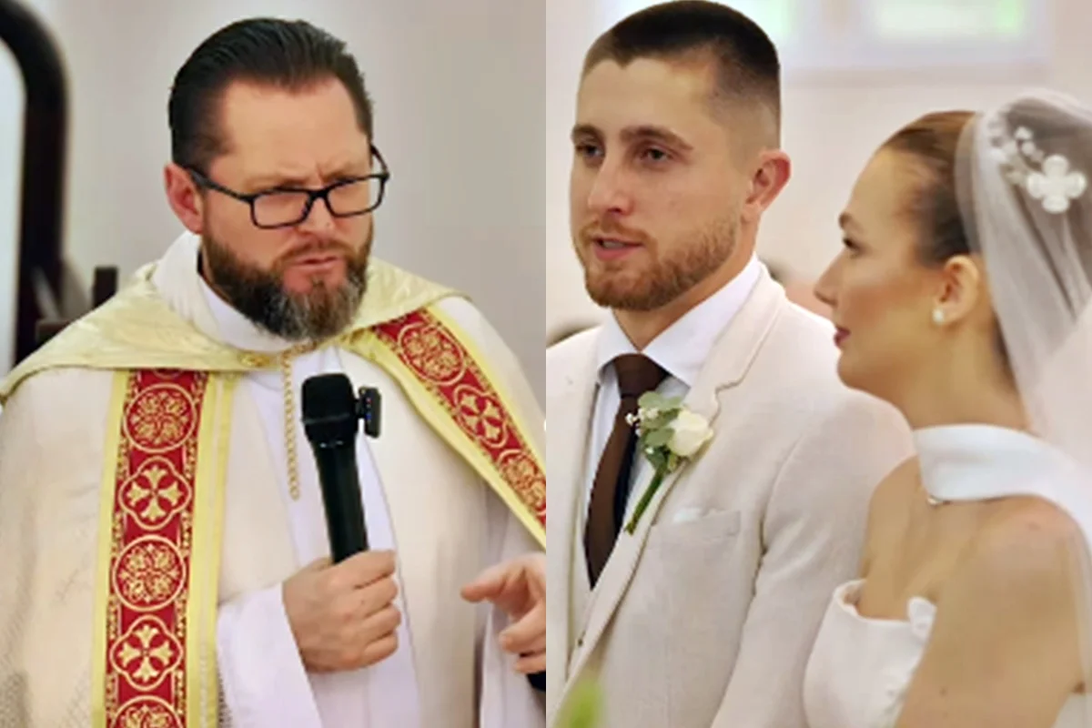 Padre viraliza ao elogiar noivo por ser "pau mandado"