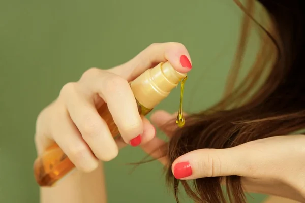 óleos para cabelo