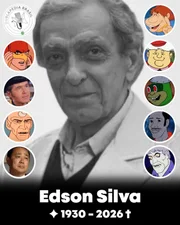 Edson Silva também era dublador e atuou no teatro