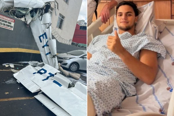 “Obrigada por tudo”, diz sobrevivente de queda de avião em BH a médico