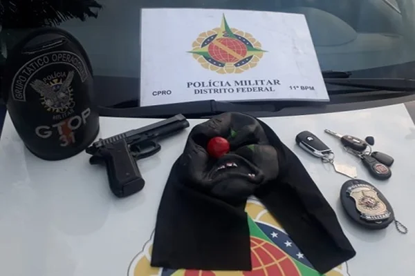 Homem usava máscara de palhaço para praticar roubos pelo DF