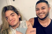 Leandrinha e Izacc Medeiros fizeram tatuagens iguais