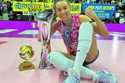 Gabi Guimarães foi eleita a melhor jogadora de vôlei das finais italianas. Gabi Guimarães foi eleita a melhor jogadora de vôlei das finais italianas.