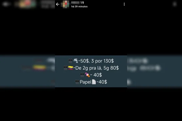 Traficante usa linguagem secreta de emojis para vender drogas no DF - destaque galeria Traficante usa linguagem secreta de emojis para vender drogas no DF - destaque galeria
