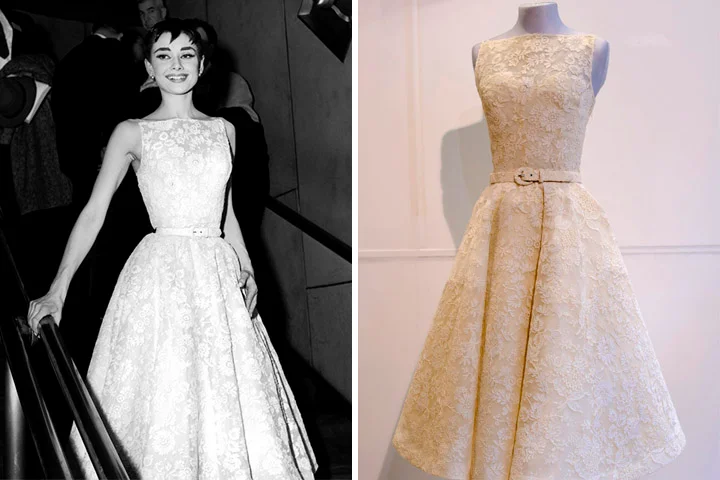 Audrey Hepburn usa peça de Hubert de Givenchy no Oscar de 1954 Audrey Hepburn usa peça de Hubert de Givenchy no Oscar de 1954