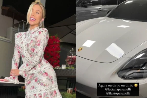 Flavia Pavanelli ganha carro dos pais