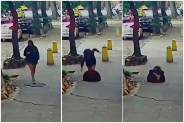 Mulher cai em bueiro no RJ - Metrópoles