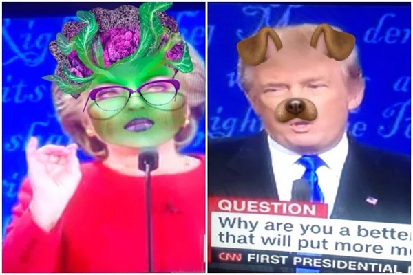 Debate entre Hillary Clinton e Donald Trump vira piada na web