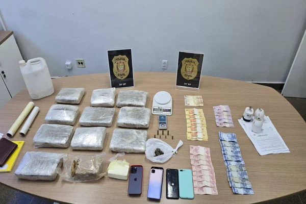 Apreensão de drogas em Samambaia