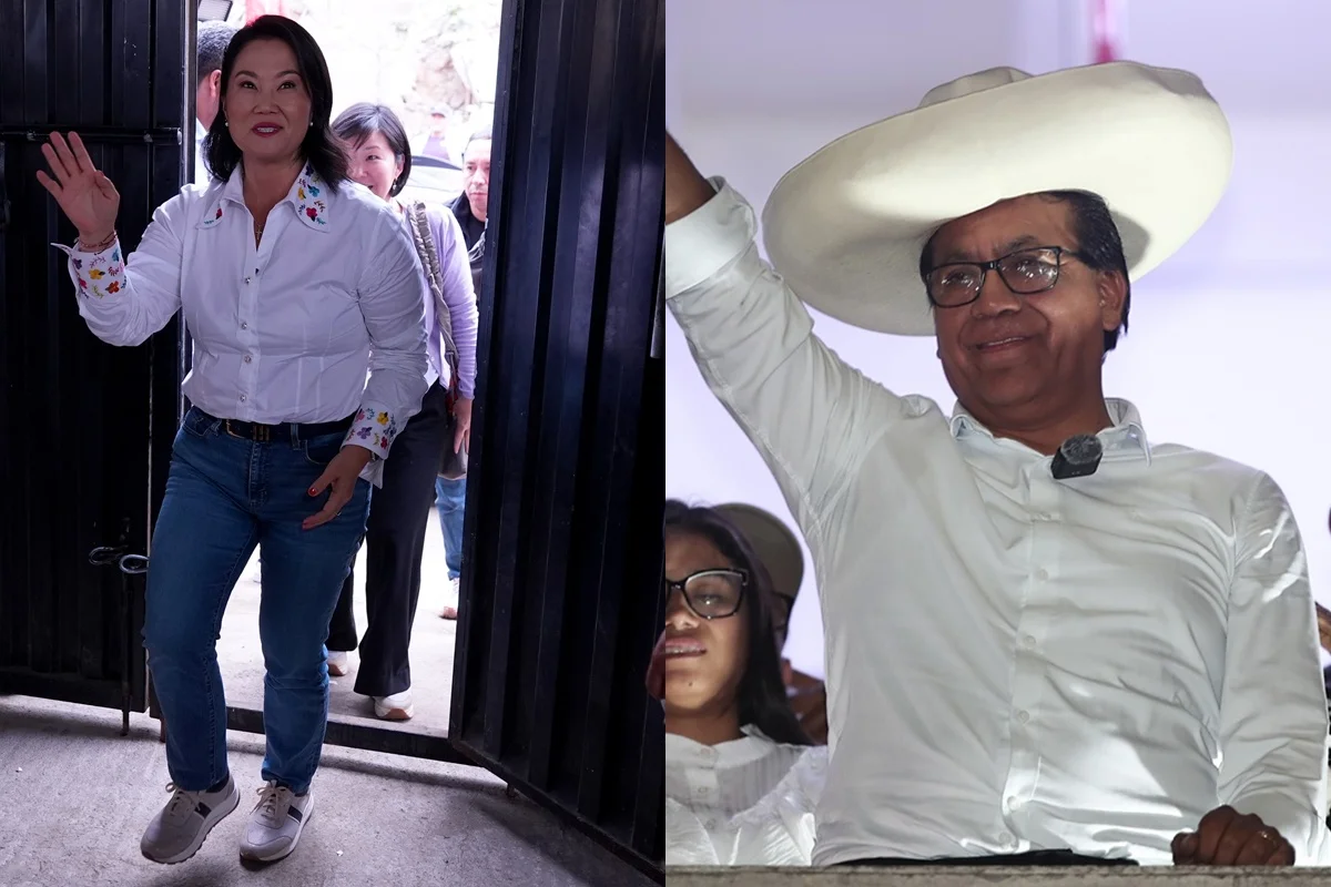 Keiko Fujimori e Roberto Sánchez Keiko Fujimori e Roberto Sánchez