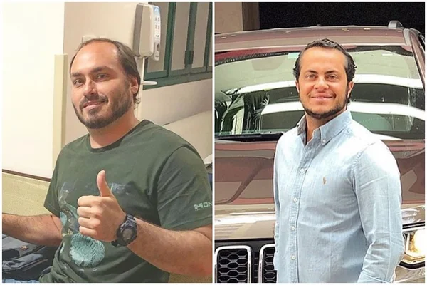 Filho de Bolsonaro é confundido com Thammy Miranda na internet