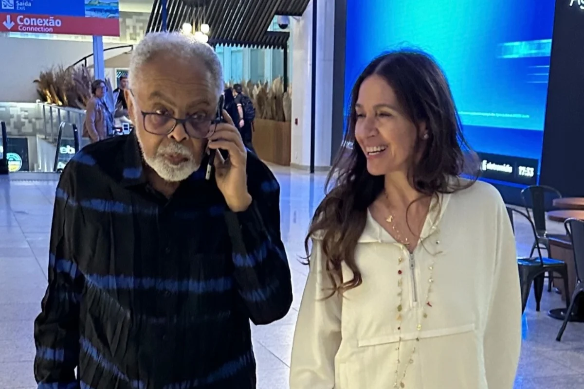 Gilberto Gil e Flora Gil.