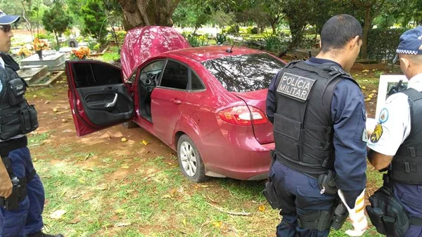 Homem sobe em árvore de cemitério na Asa Sul para fugir da polícia