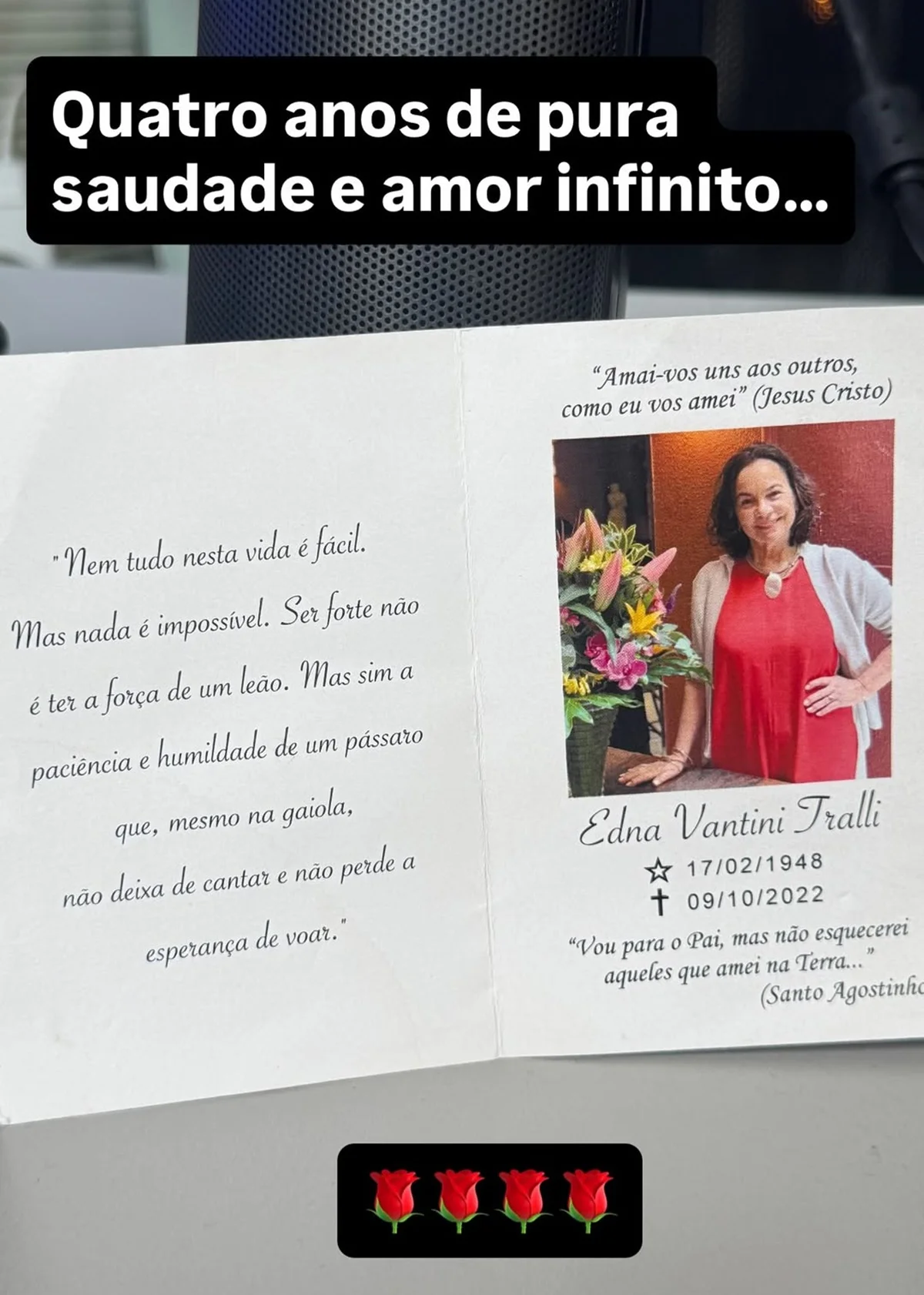 César Tralli se declarou para a mãe, dona Edna, que morreu há 4 anos César Tralli se declarou para a mãe, dona Edna, que morreu há 4 anos