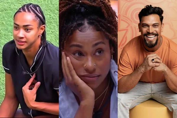 Montagem com fotos de Aline, Thamiris e Vinícius - Metrópoles