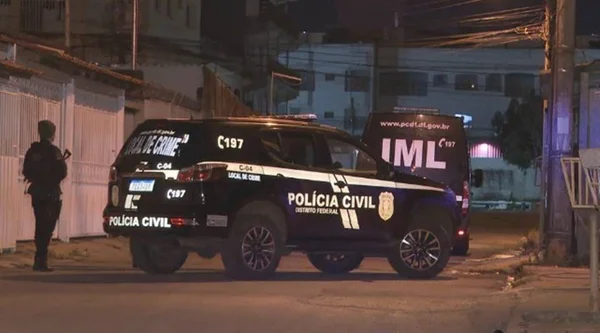 Homem é morto a tiros após invadir casa no DF na madrugada desta 6ª