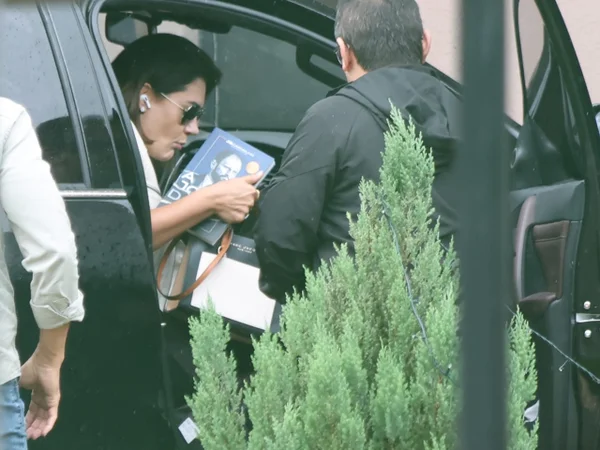 Imagem colorida de Michelle Bolsonaro na PF, em Brasília - Metrópoles