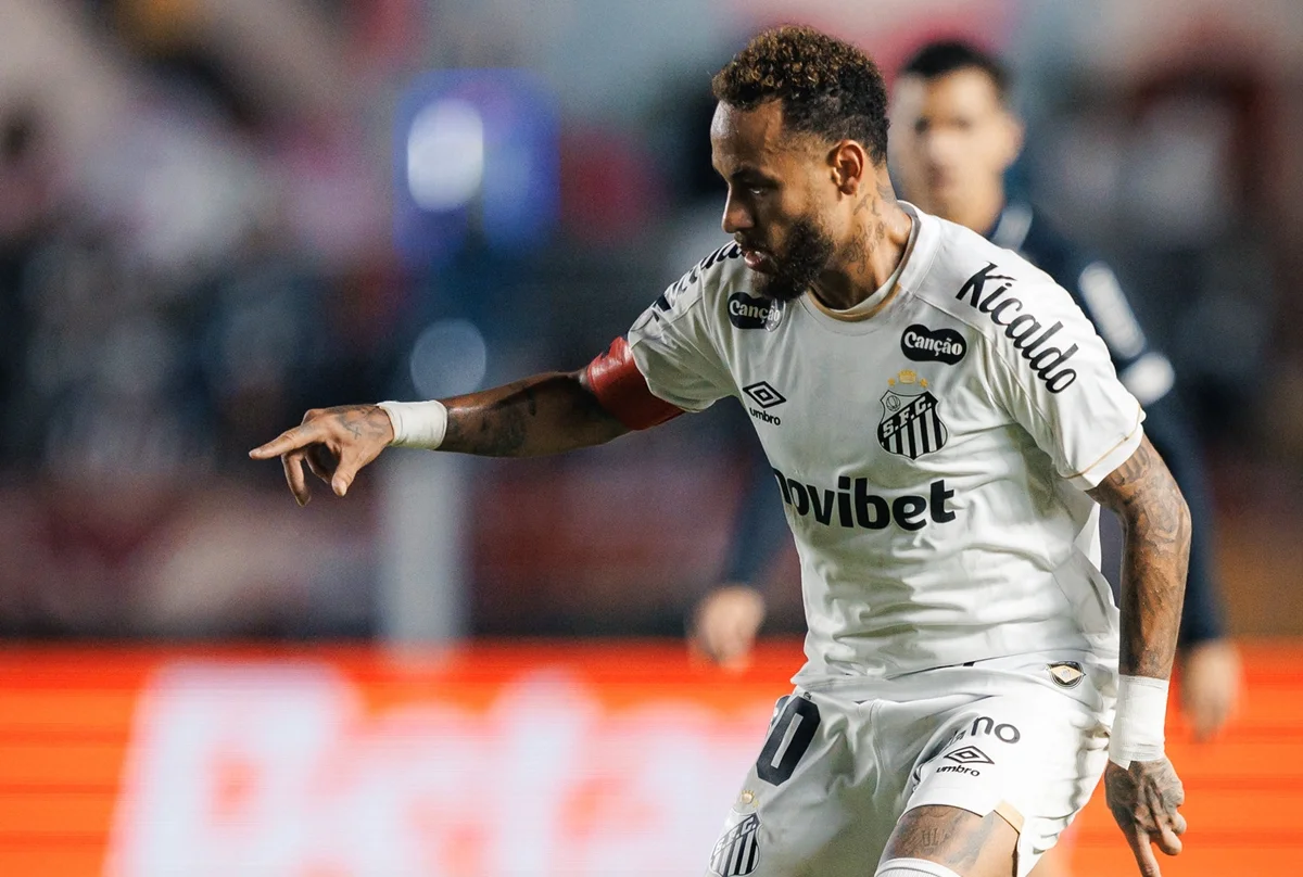 Neymar Jr. na partida de ida contra o Remo pela Copa do Brasil Neymar Jr. na partida de ida contra o Remo pela Copa do Brasil