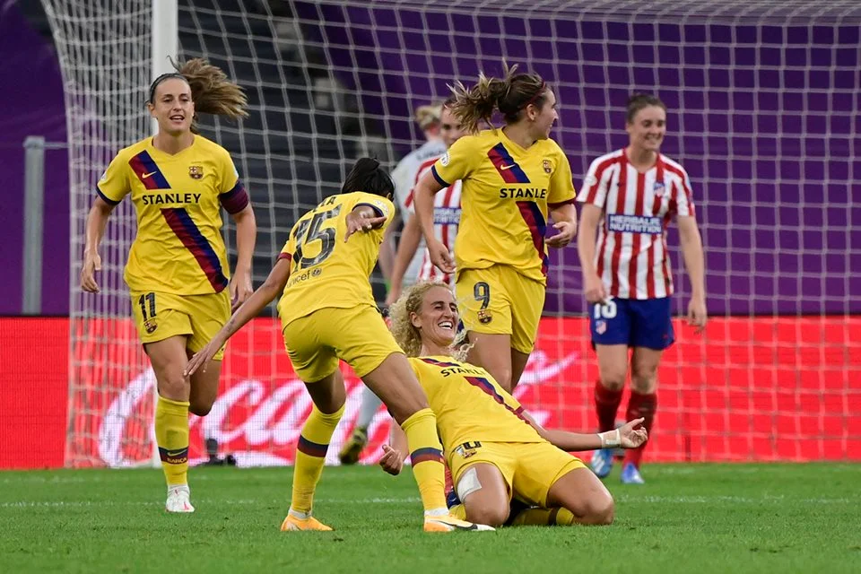 O Barcelona fez 1 x 0 sobre o Atlético de Madrid O Barcelona fez 1 x 0 sobre o Atlético de Madrid