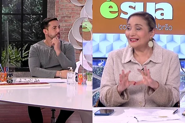 Thiago Rocha e Sonia Abrão